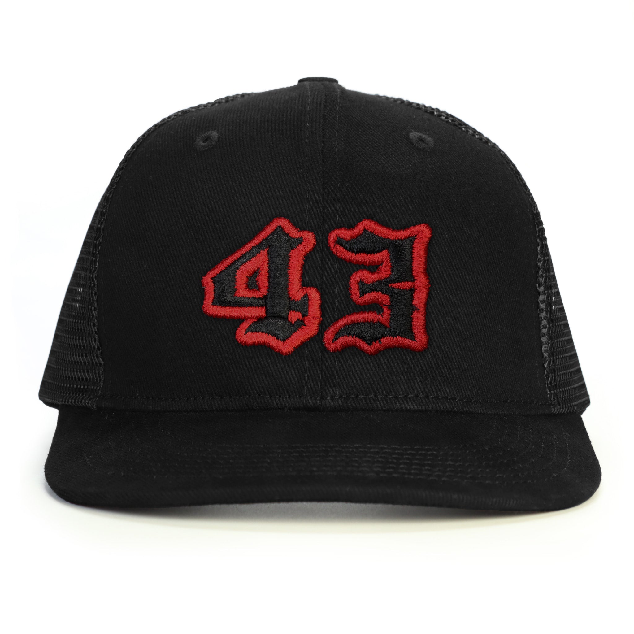 43 Numara Snapback Şapka - siyah
