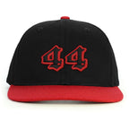 44 Numara Snapback Şapka - kırmızı