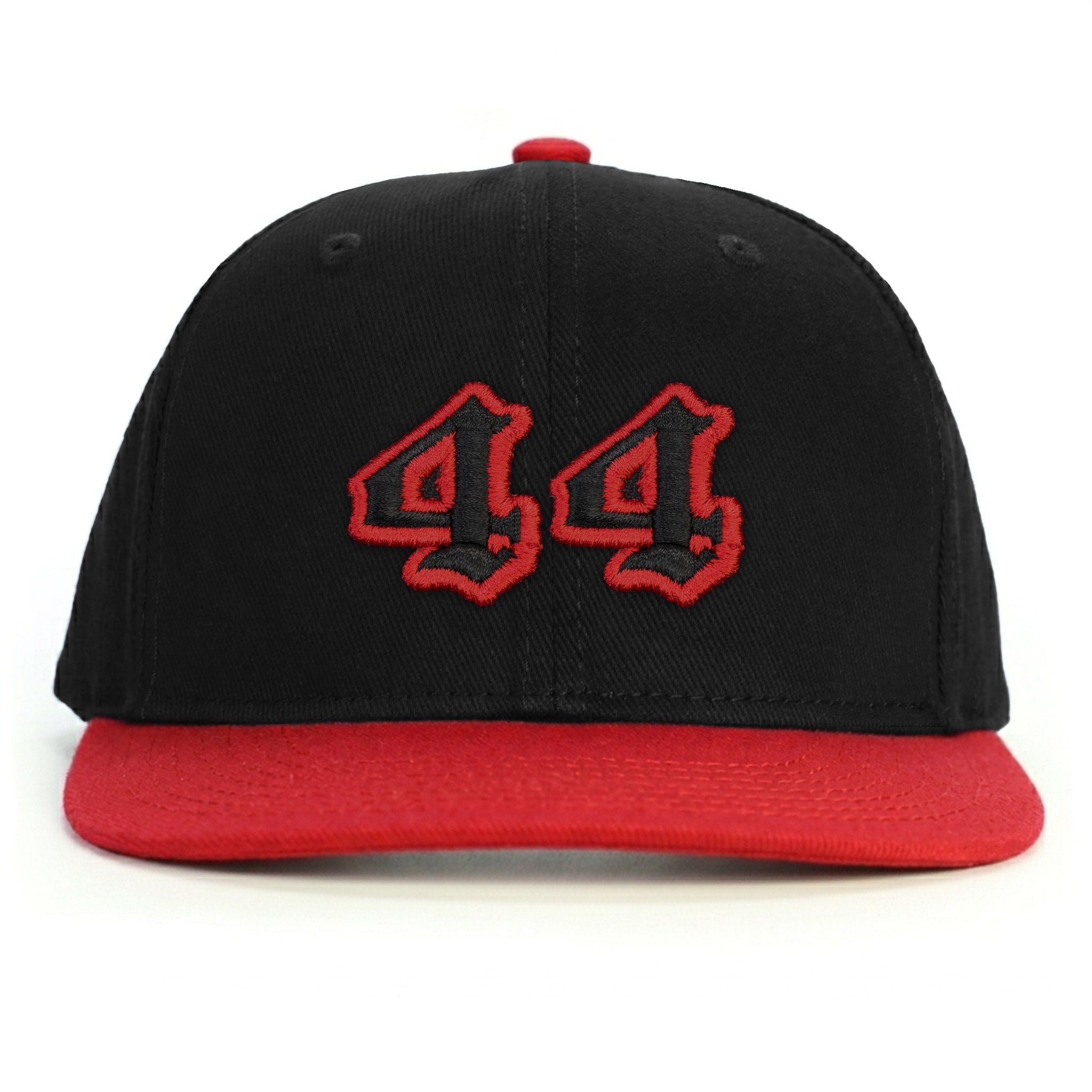 44 Numara Snapback Şapka - kırmızı