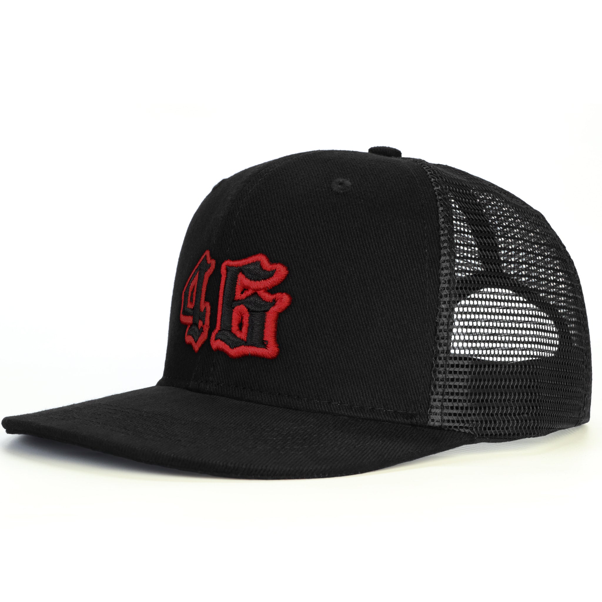 46 Numara Snapback Şapka - siyah