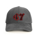 47 Numara Baseball Şapka - gri
