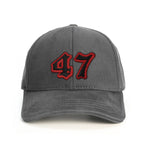 47 Numara Baseball Şapka - gri