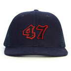 47 Numara Snapback Şapka - lacivert