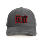 50 Numara Baseball Şapka - gri