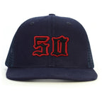 50 Numara Snapback Şapka - lacivert