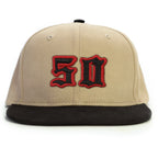 50 Numara Snapback Şapka - bej