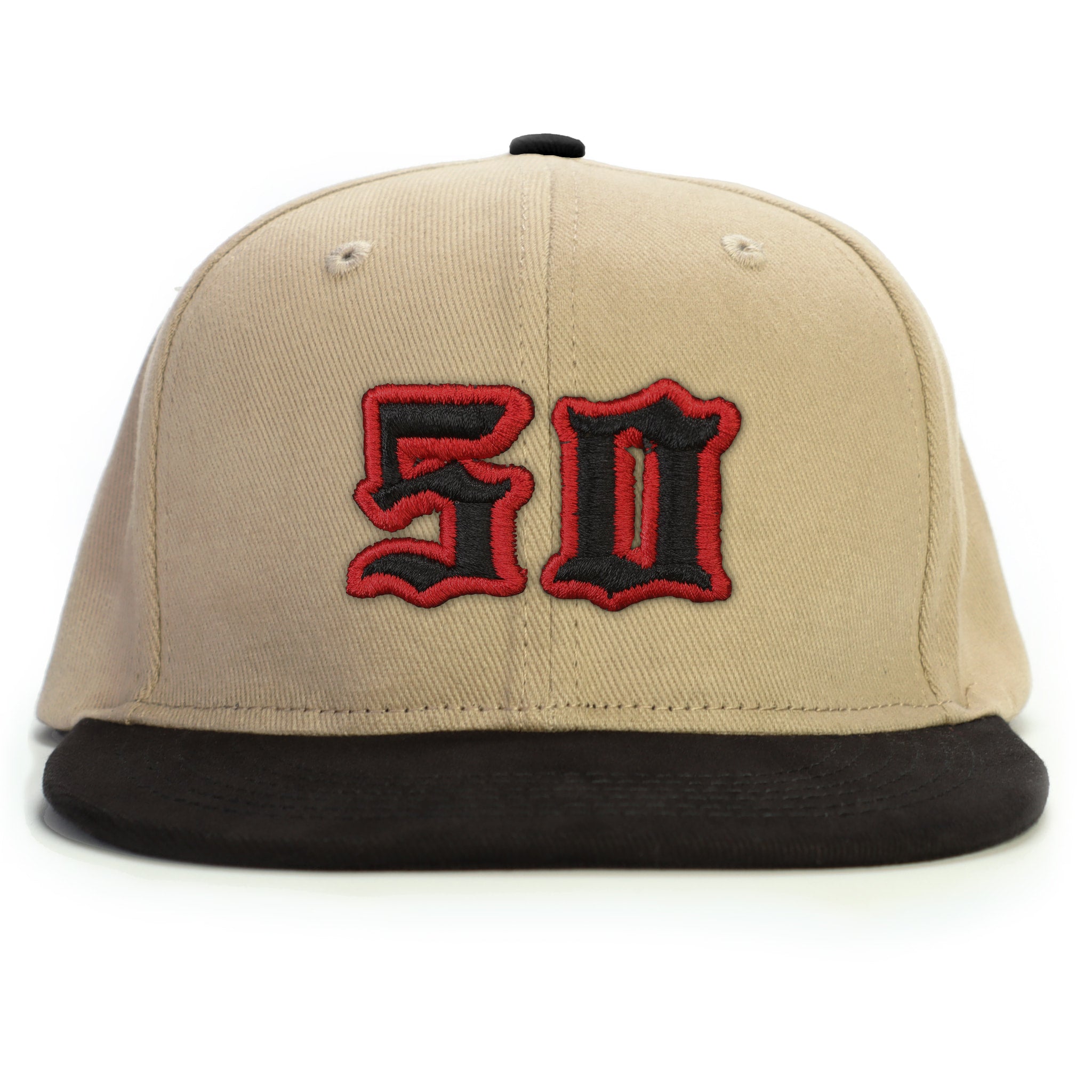50 Numara Snapback Şapka - bej