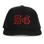 54 Numara Snapback Şapka - siyah