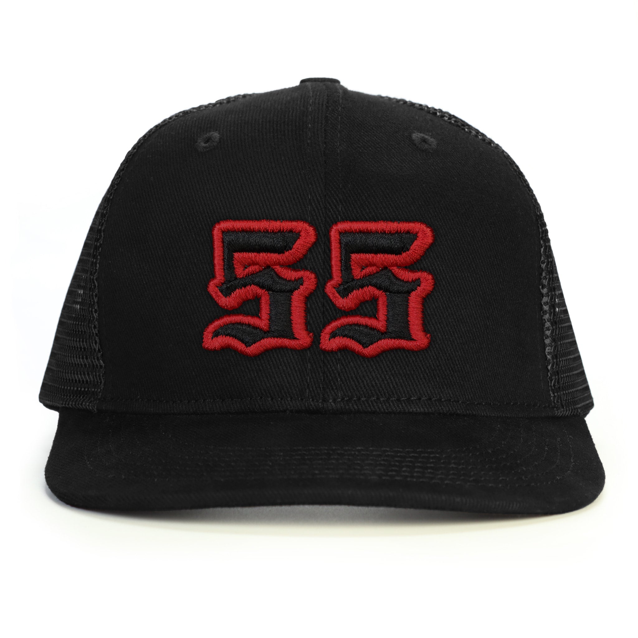 55 Numara Snapback Şapka - siyah
