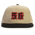 56 Numara Snapback Şapka - bej