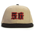 56 Numara Snapback Şapka - bej