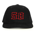 58 Numara Snapback Şapka - siyah