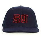 59 Numara Snapback Şapka - lacivert