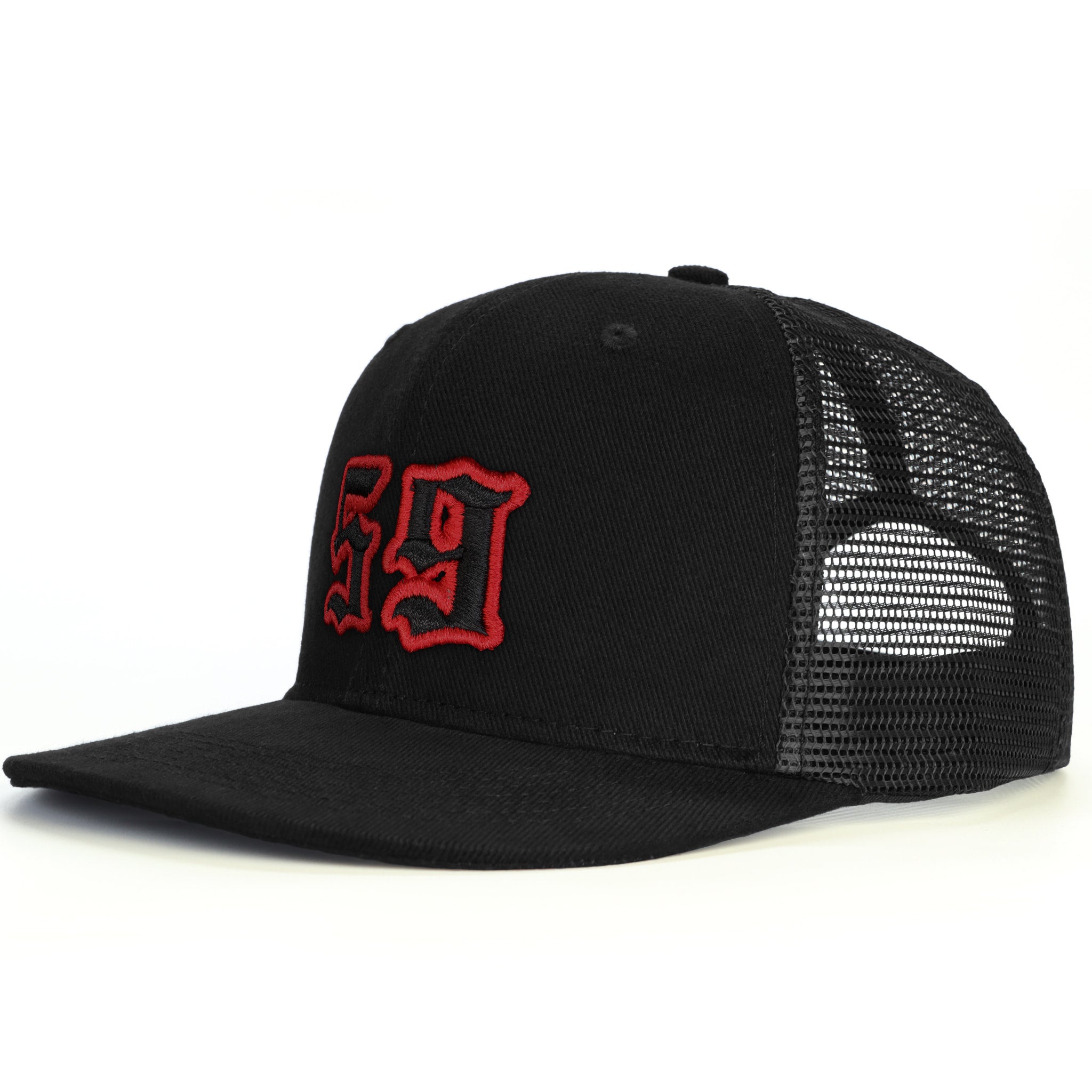 59 Numara Snapback Şapka - siyah