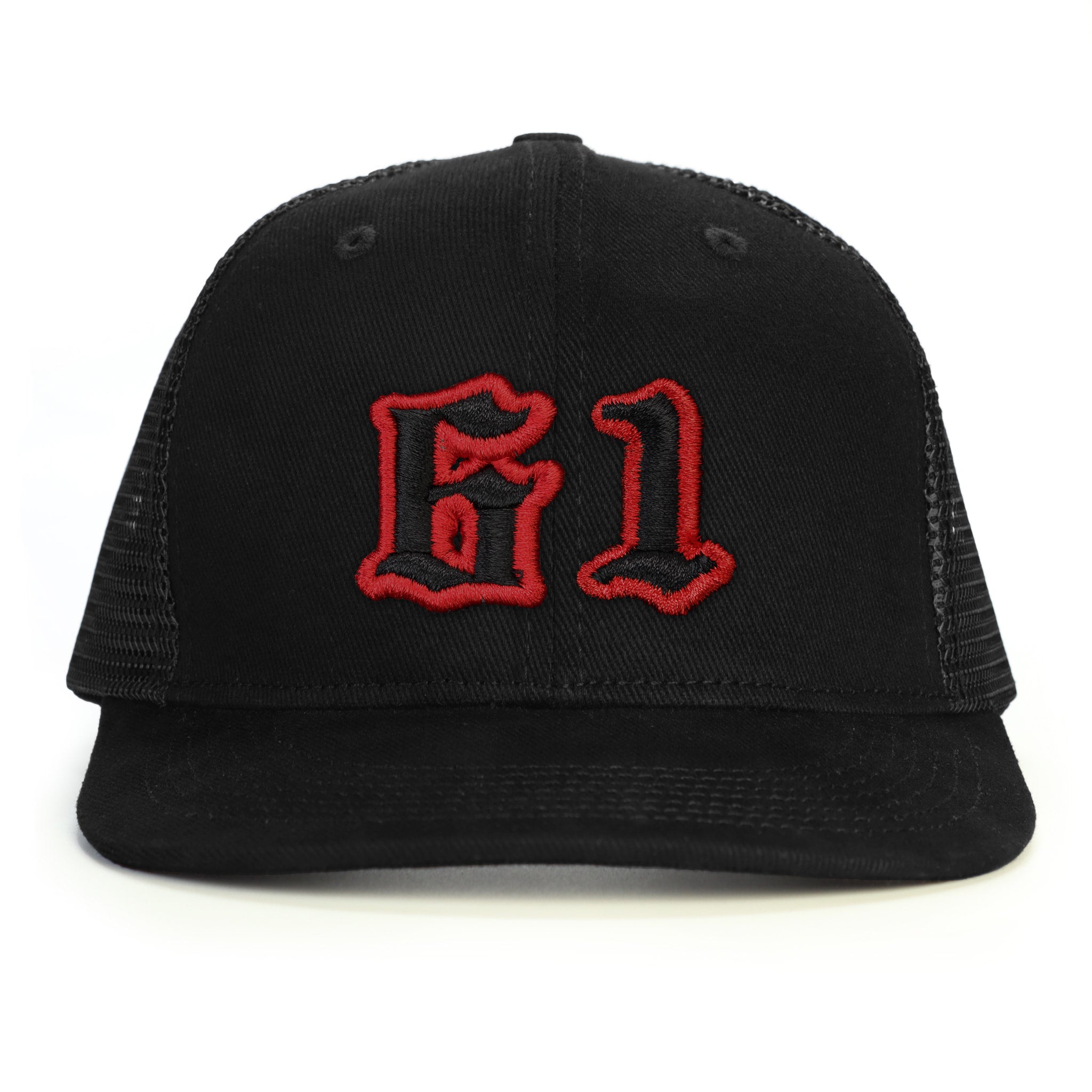 61 Numara Snapback Şapka - siyah