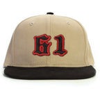 61 Numara Snapback Şapka - bej