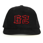62 Numara Snapback Şapka - siyah