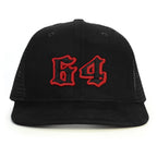 64 Numara Snapback Şapka - siyah