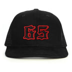 65 Numara Snapback Şapka - siyah