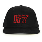 67 Numara Snapback Şapka - siyah