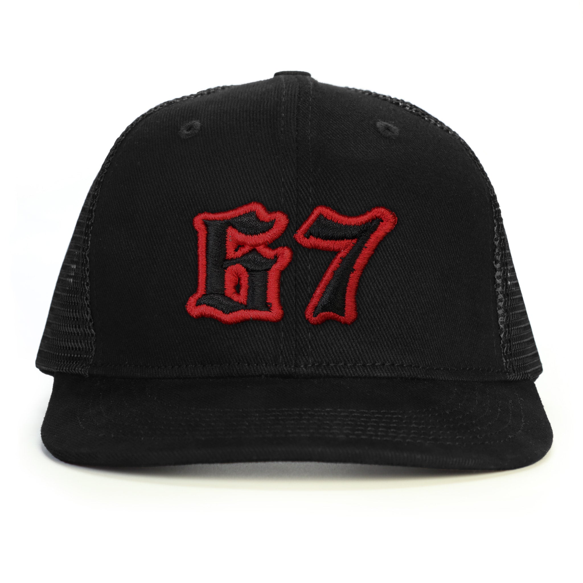 67 Numara Snapback Şapka - siyah