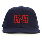 69 Numara Snapback Şapka - lacivert