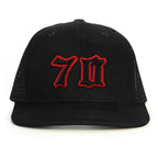 70 Numara Snapback Şapka - siyah