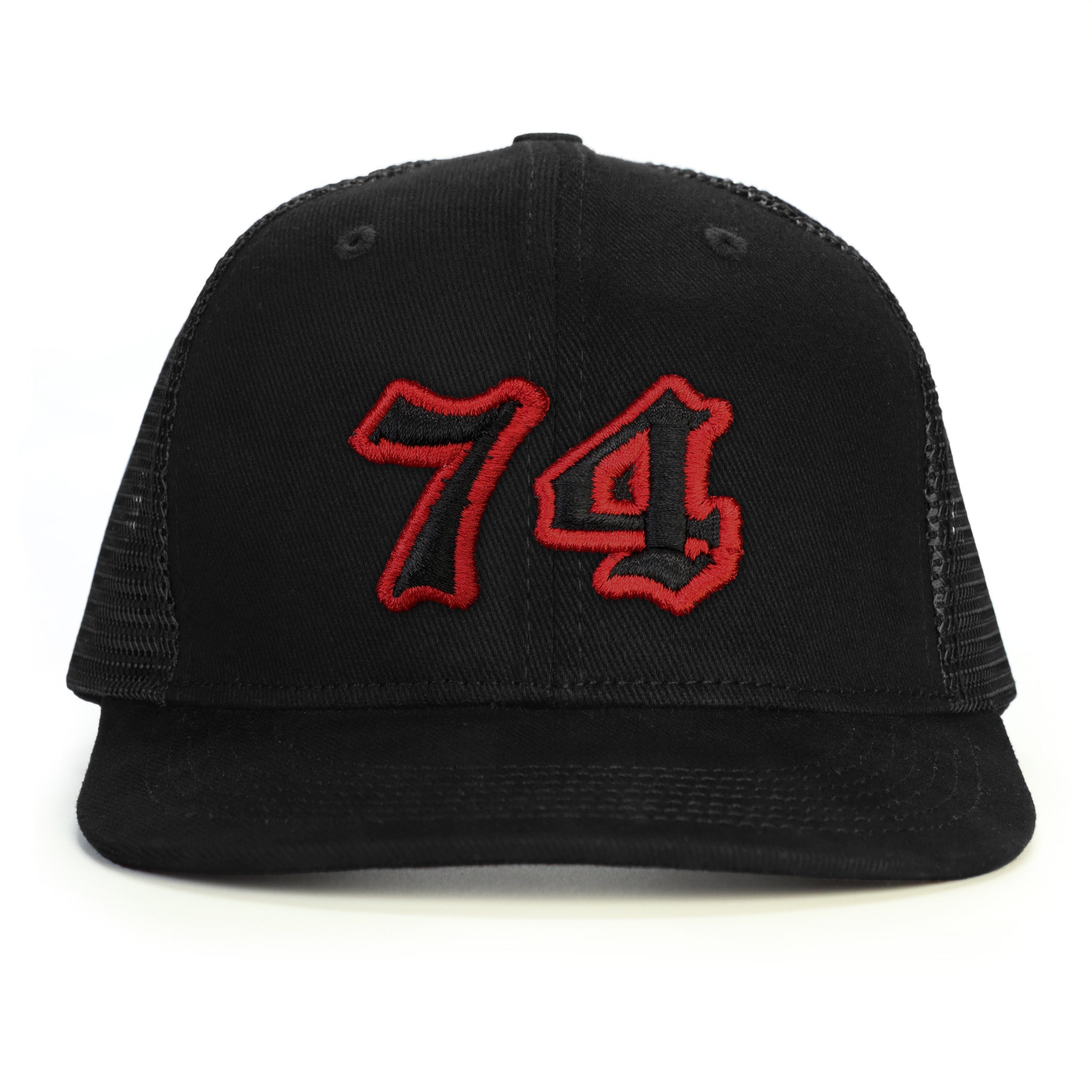 74 Numara Snapback Şapka - siyah
