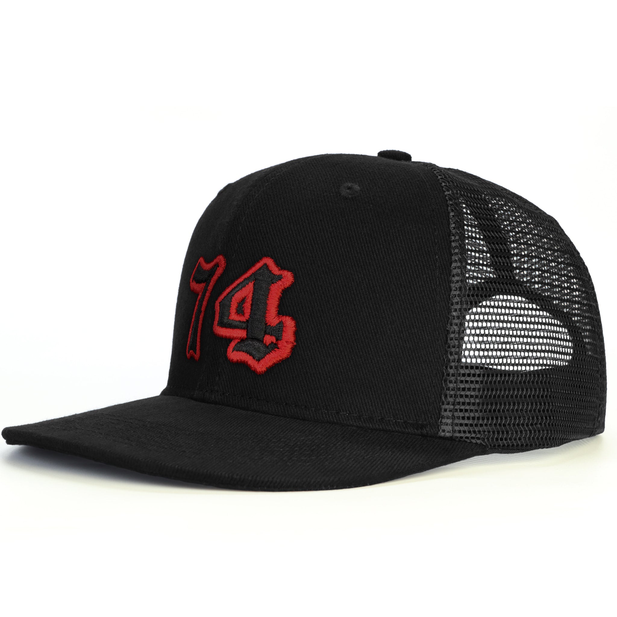 74 Numara Snapback Şapka - siyah