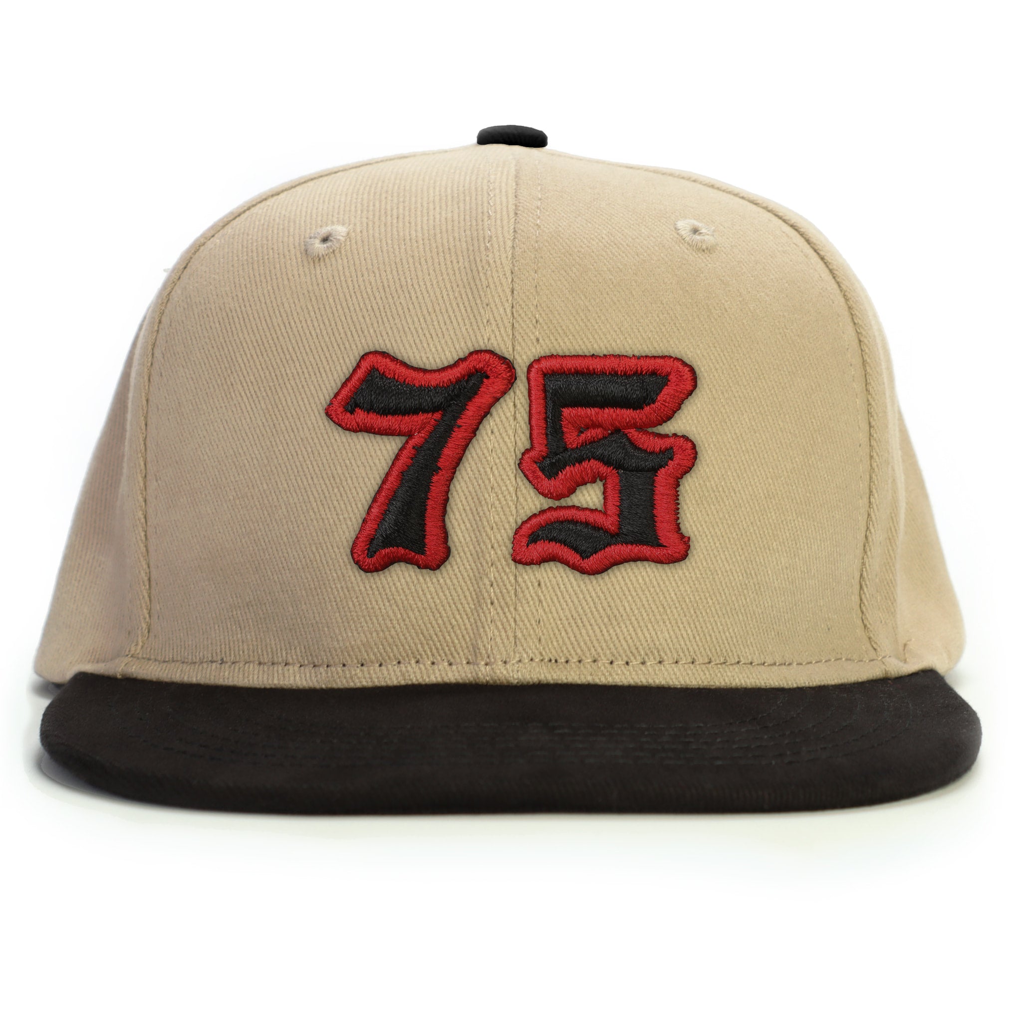 75 Numara Snapback Şapka - bej