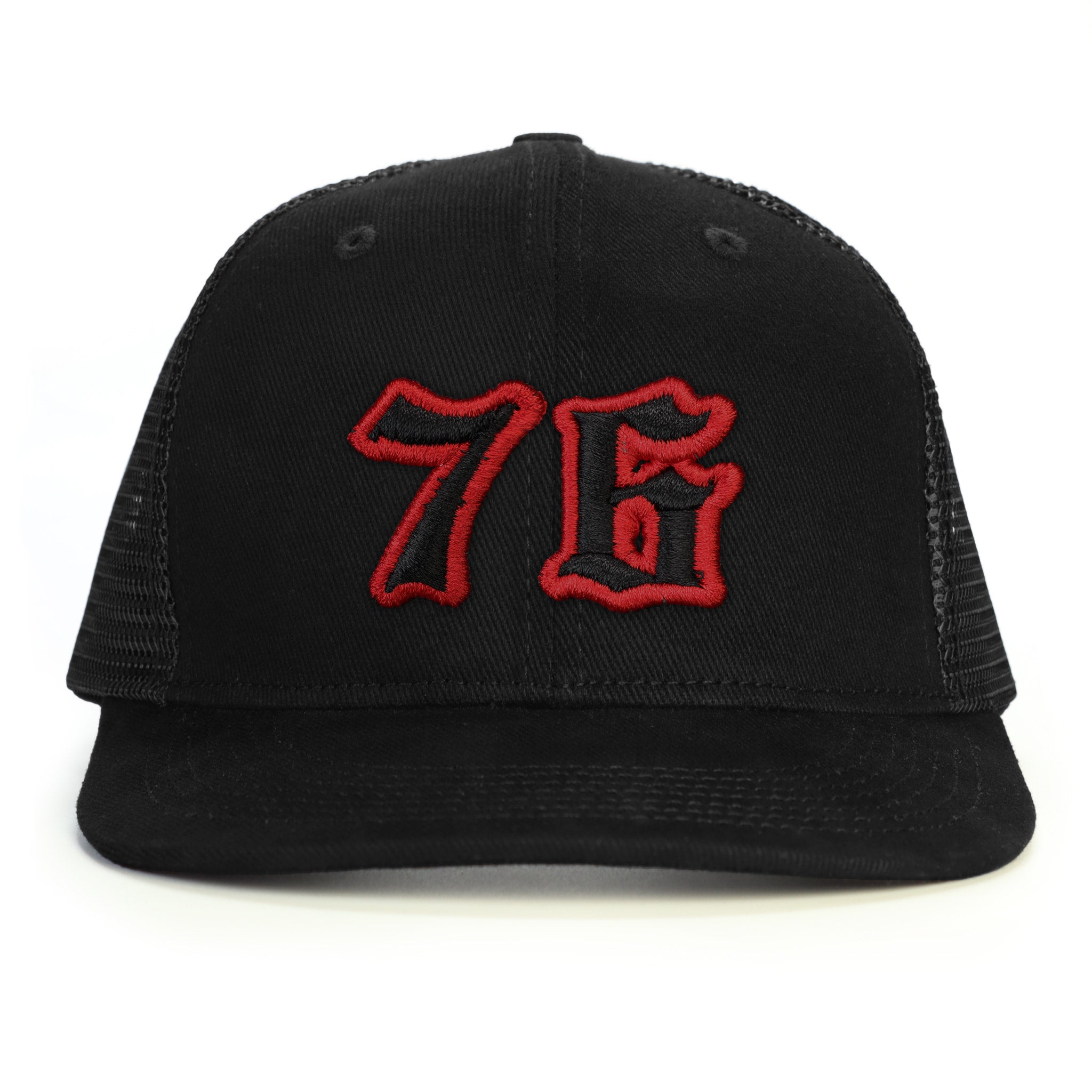 76 Numara Snapback Şapka - siyah