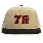 76 Numara Snapback Şapka - bej