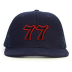 77 Numara Snapback Şapka - lacivert