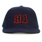 81 Numara Snapback Şapka - lacivert