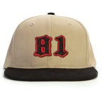 81 Numara Snapback Şapka - bej