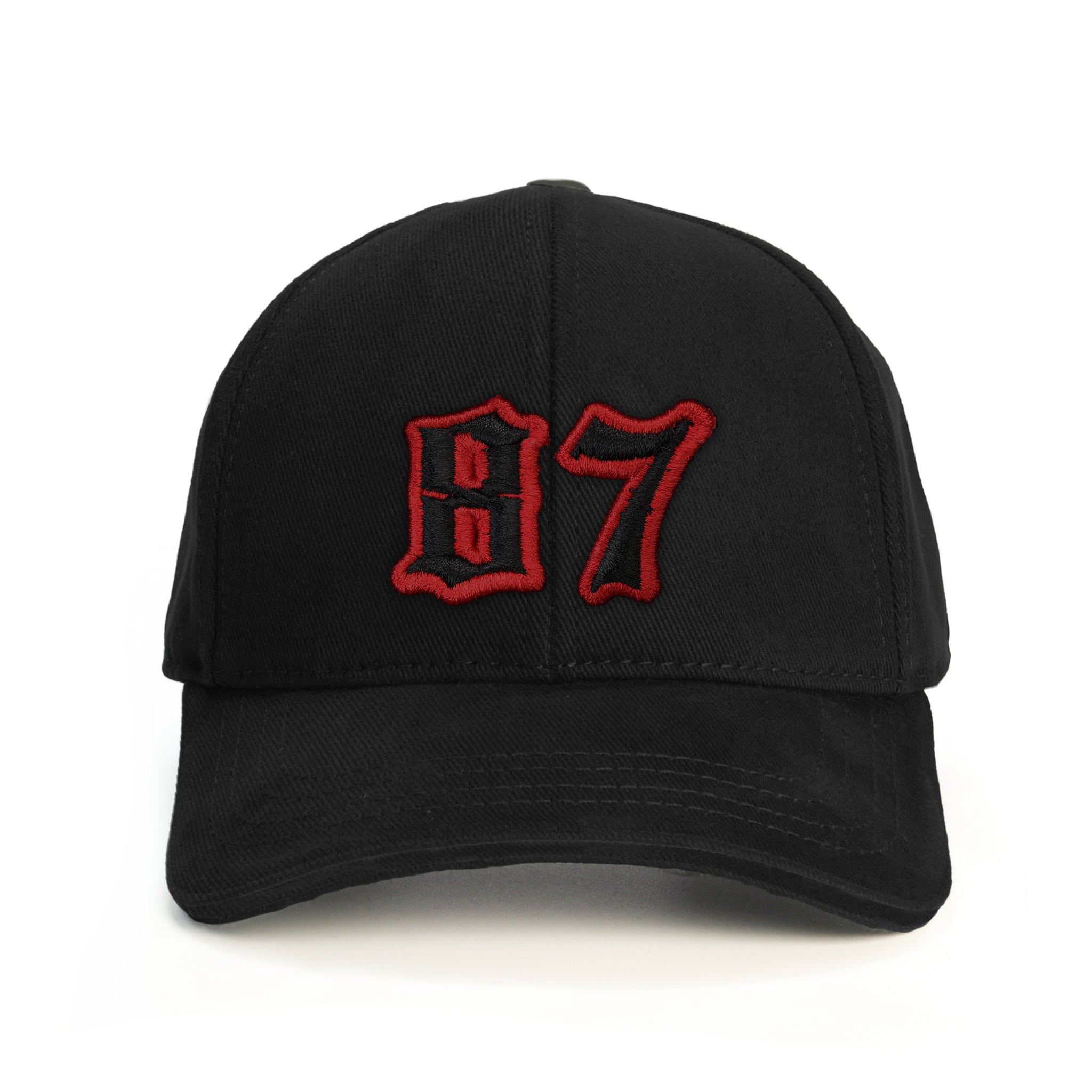 87 Numara Baseball Şapka - siyah