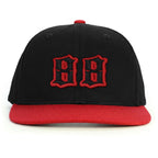 88 Numara Snapback Şapka - kırmızı