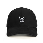 Sevimli French Bulldog Baseball Şapka - siyah