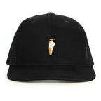 3 Renkli Kedi Calico Snapback Şapka - siyah