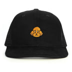 Sevimli Poodle Snapback Şapka - siyah