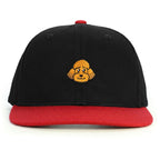 Sevimli Poodle Snapback Şapka - kırmızı