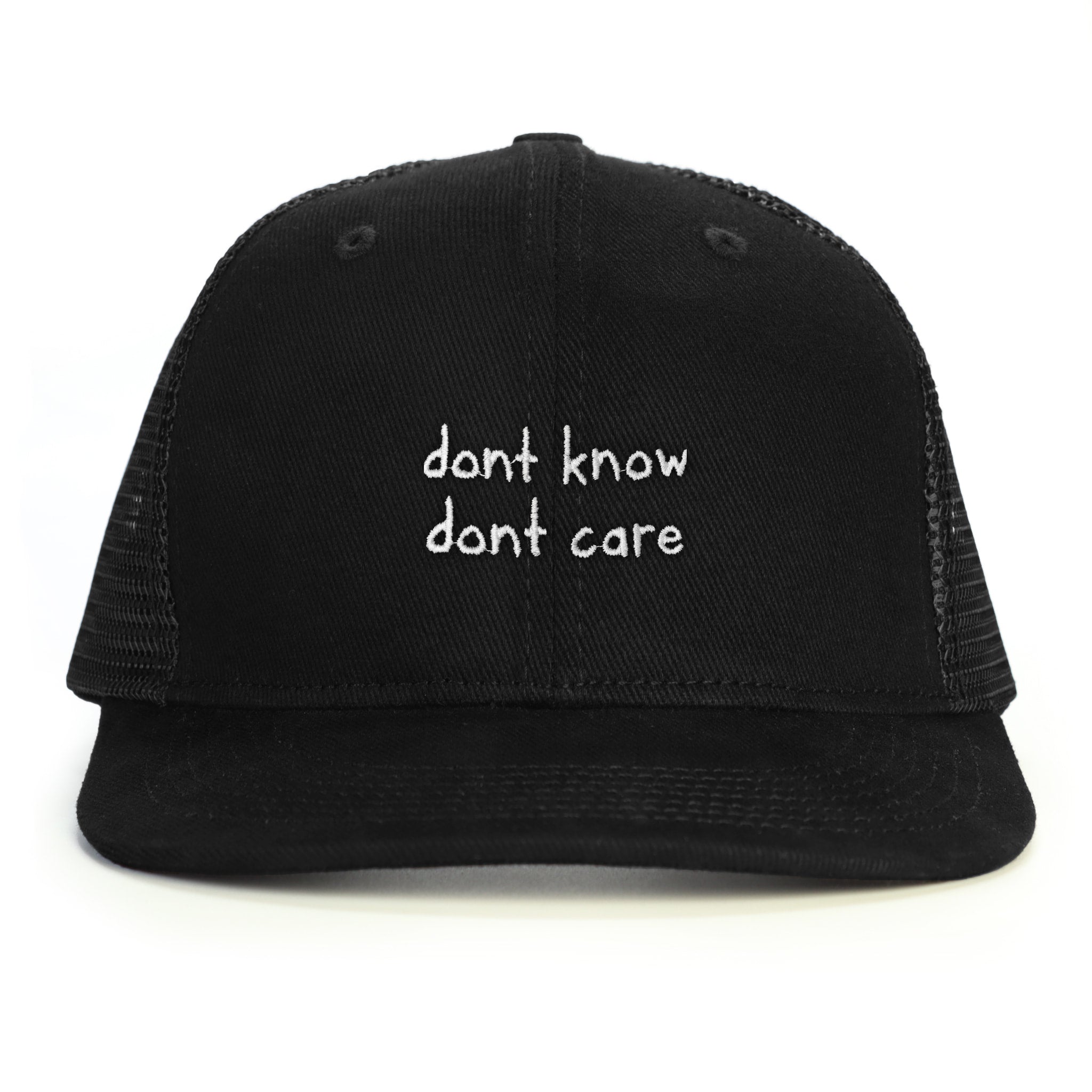 Bilmiyorum Umrumda da Değil Snapback Şapka - siyah