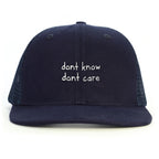 Bilmiyorum Umrumda da Değil Snapback Şapka - lacivert