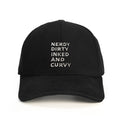 Nerdy Dirty Baseball Şapka - siyah