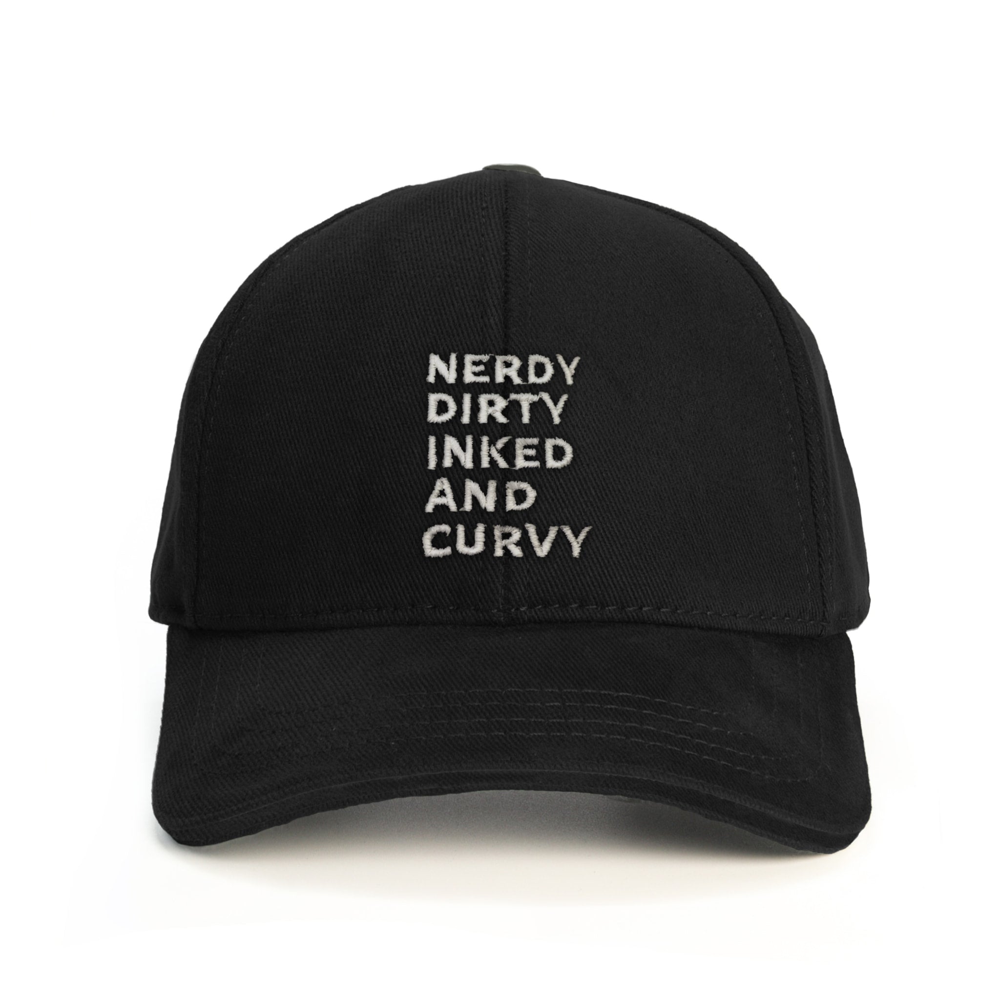 Nerdy Dirty Baseball Şapka - siyah