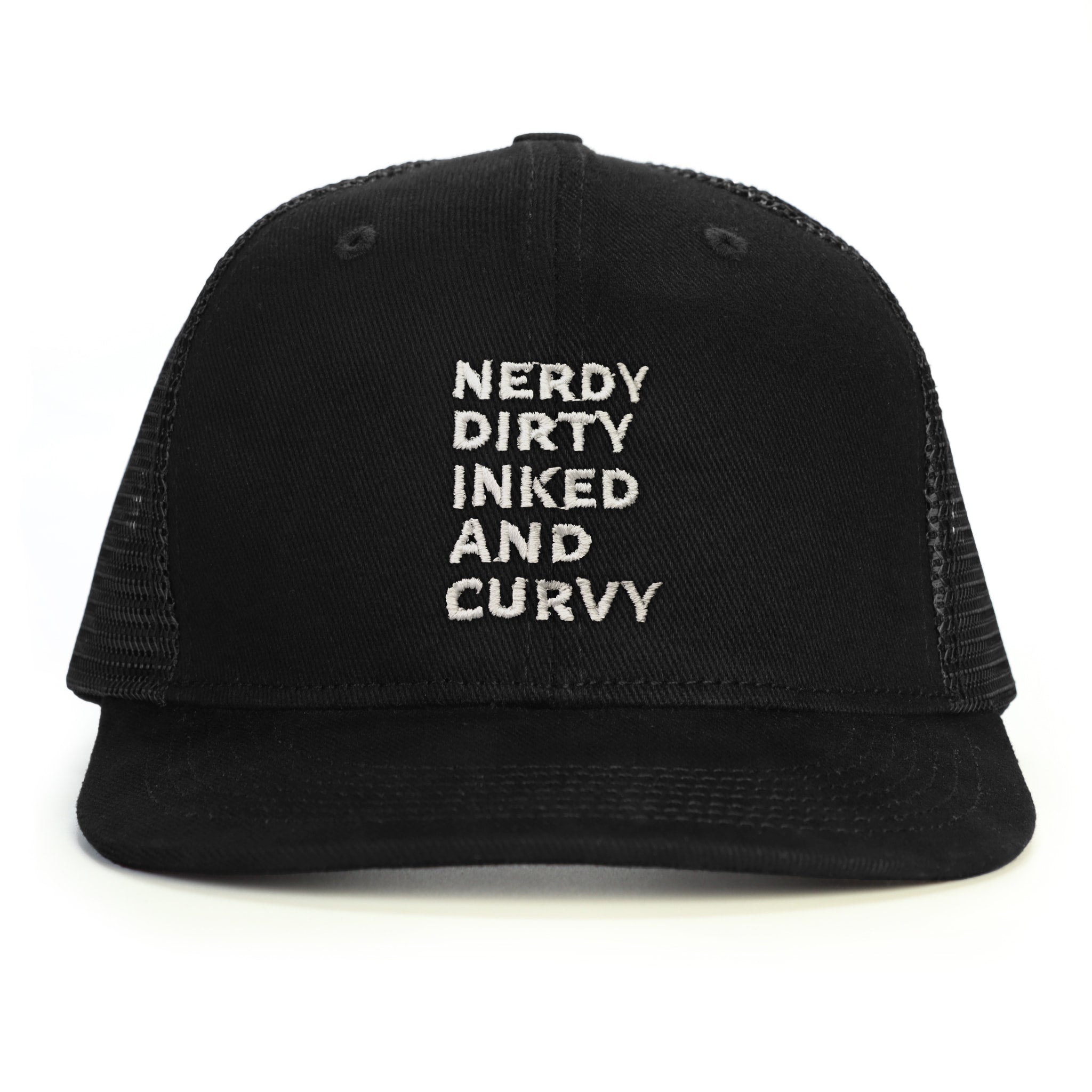 Nerdy Dirty Snapback Şapka - siyah