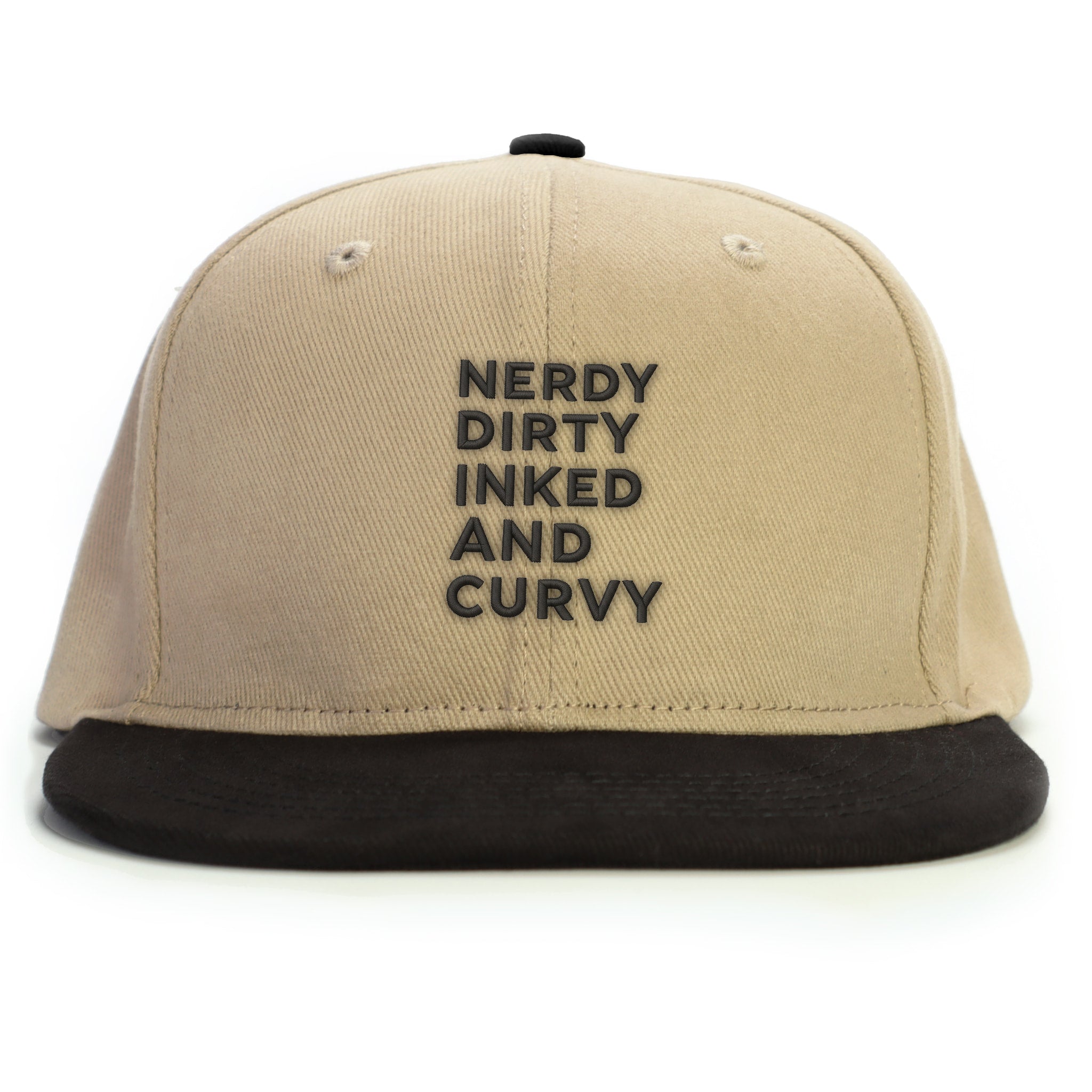 Nerdy Dirty Snapback Şapka - bej