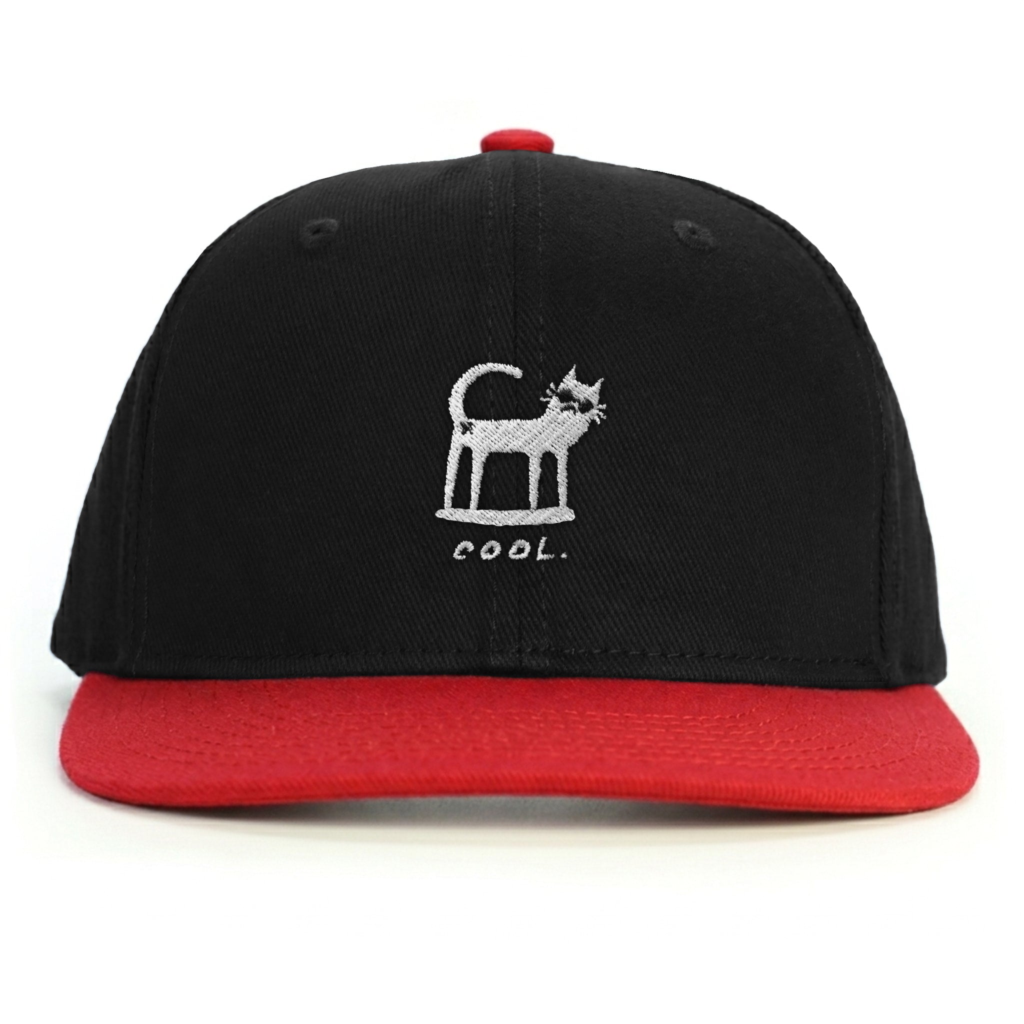 Kay Kay Cool Cat Snapback Şapka - kırmızı
