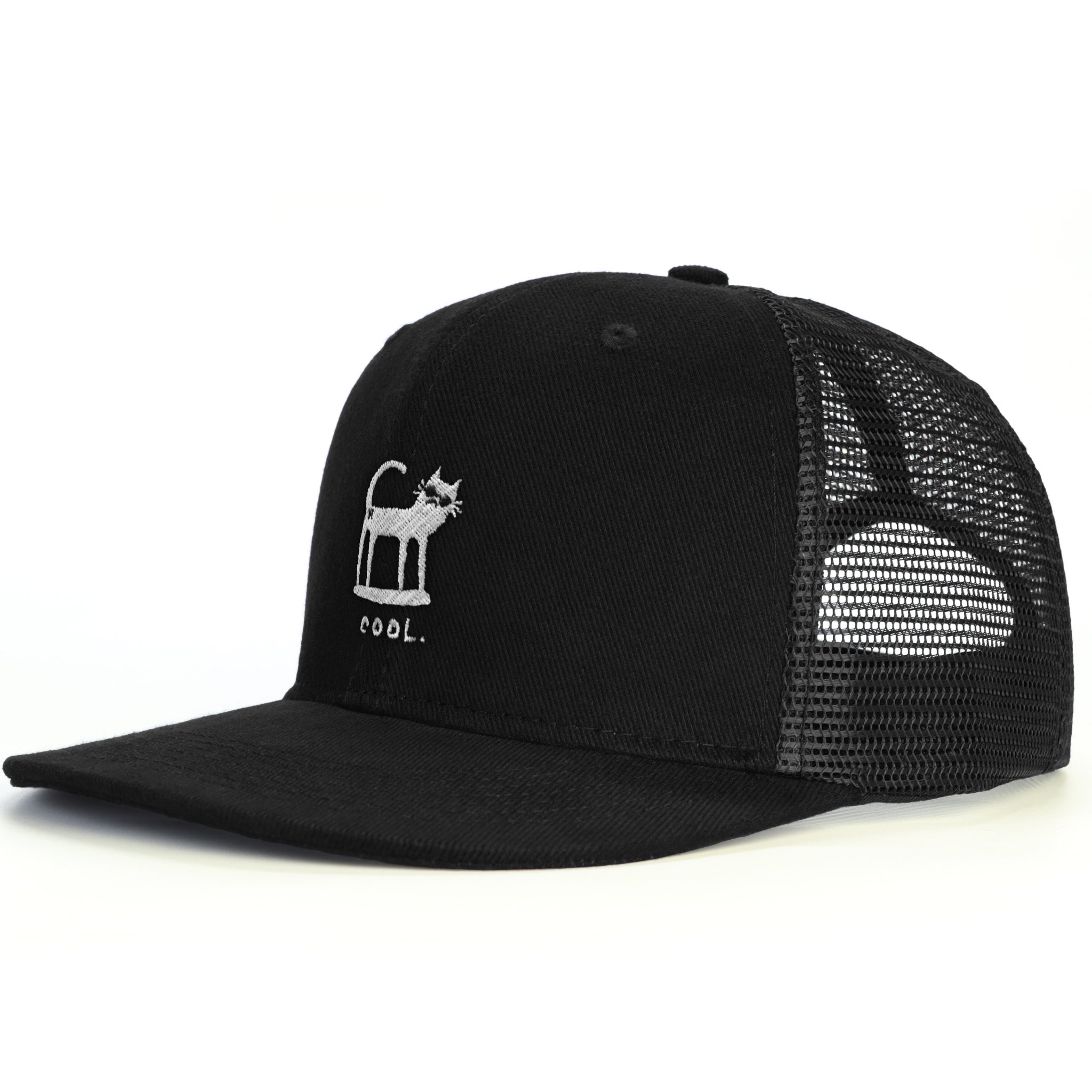 Kay Kay Cool Cat Snapback Şapka - siyah