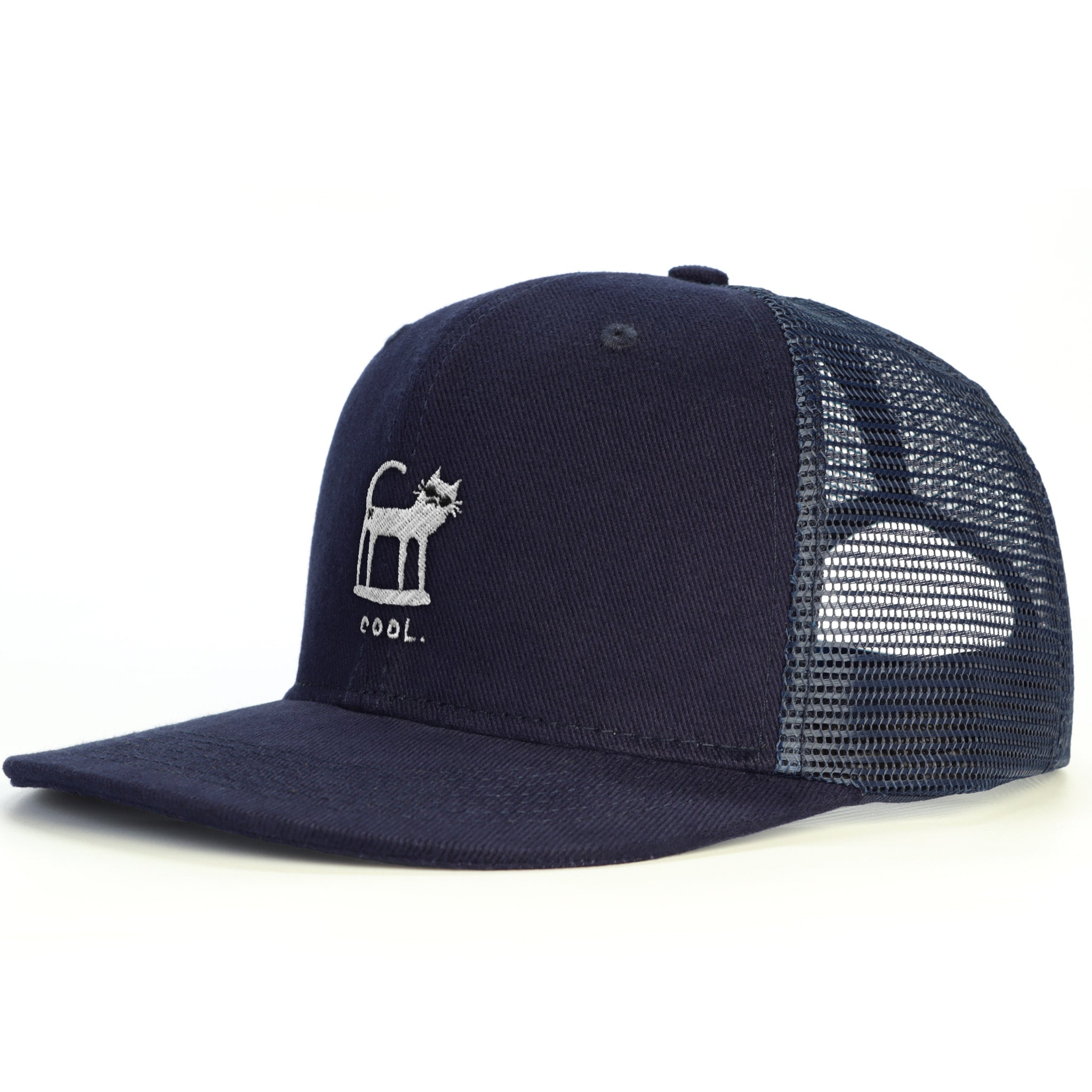 Kay Kay Cool Cat Snapback Şapka - lacivert